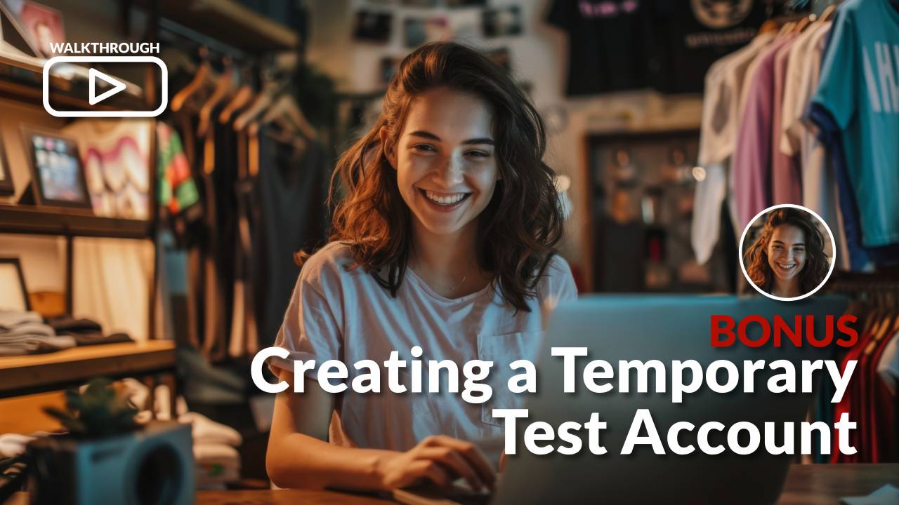 A young woman with her Mac laptop in a creative studio.